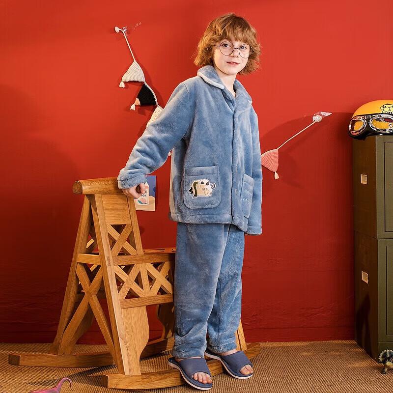 Фланелевая пижама для мальчиков Fenteng