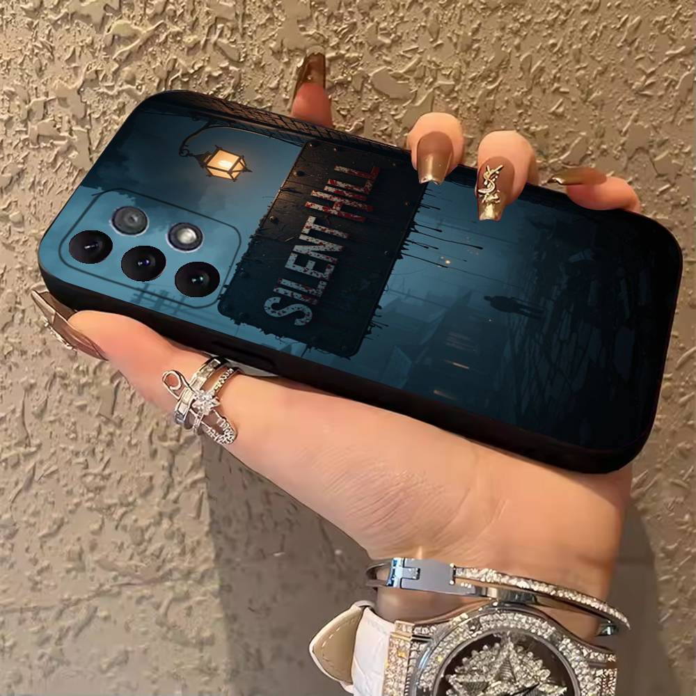 S-Silent H-Hill Чехол для телефона For Samsung Galaxy A13,21s,22,31,32,52,53,71,80,A91 Мягкий Черный Чехол