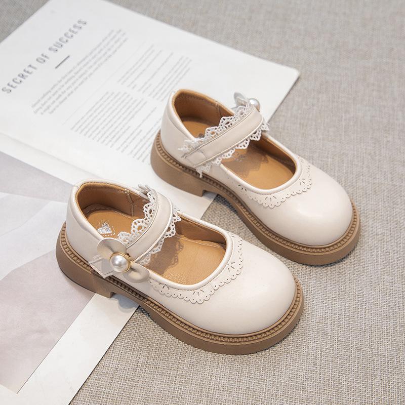 Студенческие туфли для девочек детские туфли принцессы из маленькой кожи 2025 весна и осень детские Мэри Джейн на мягкой подошве одинарные туфли противоскользящие и не впитывающие запах