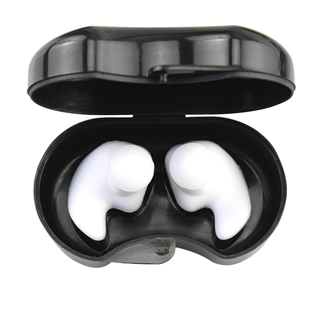 Swimming Ear Plugs Waterproof Reusable Silicone Swimming Ear Plugs Adults Swimming Ear Plugs for