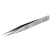Precision Completely Total Length Opening Width Tip Width Straight Type Tweezers, Type, Non-magnetic, 120mm, 8mm, 0.2mm, P-655