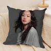 Kim Go Eun Cushion Cover Soft Plush Fabric DoubleSided Printed Sofa Cushion Cover for All Seasons Home Decor Gift