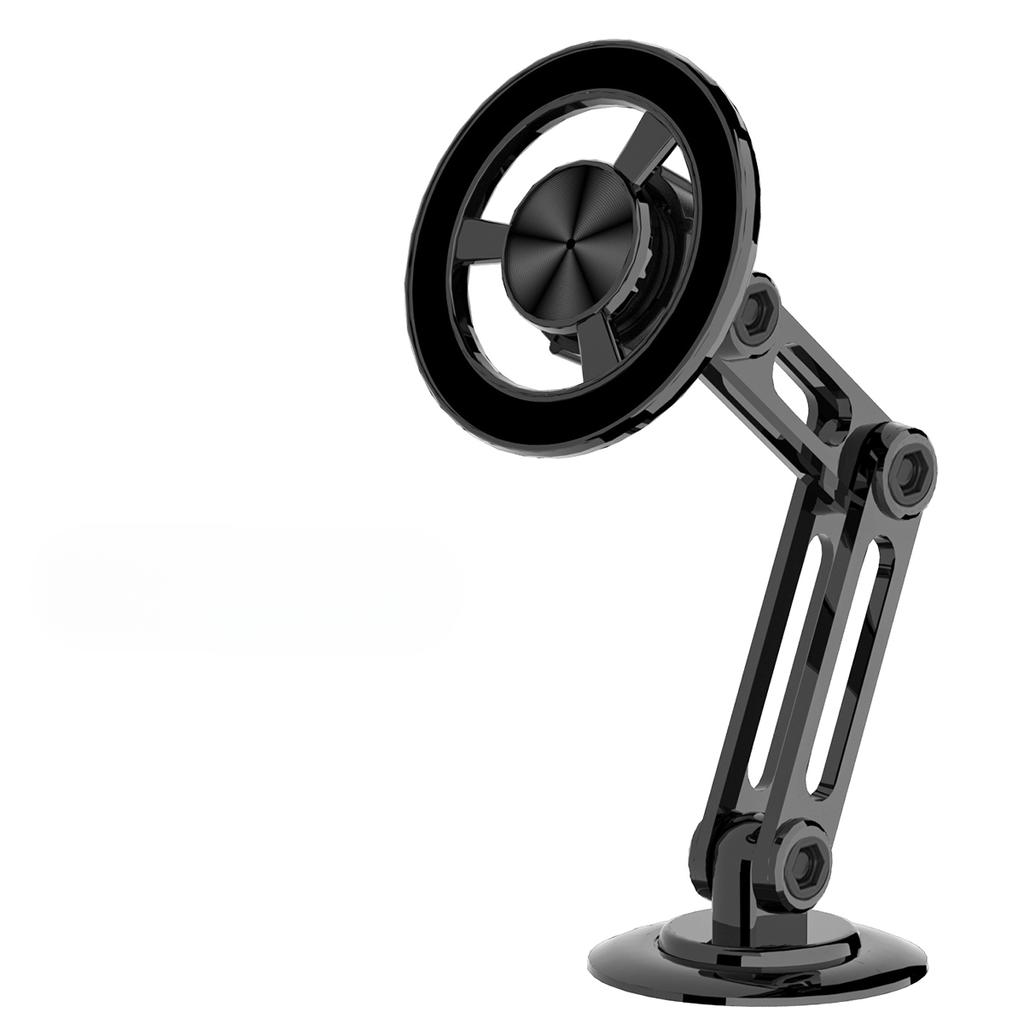 1 шт., вращающийся на 720 градусов металлический магнитный автомобильный держатель для телефона, складная подставка для телефона, магнитное крепление на вентиляционную решетку, поддержка GPS для всех телефонов