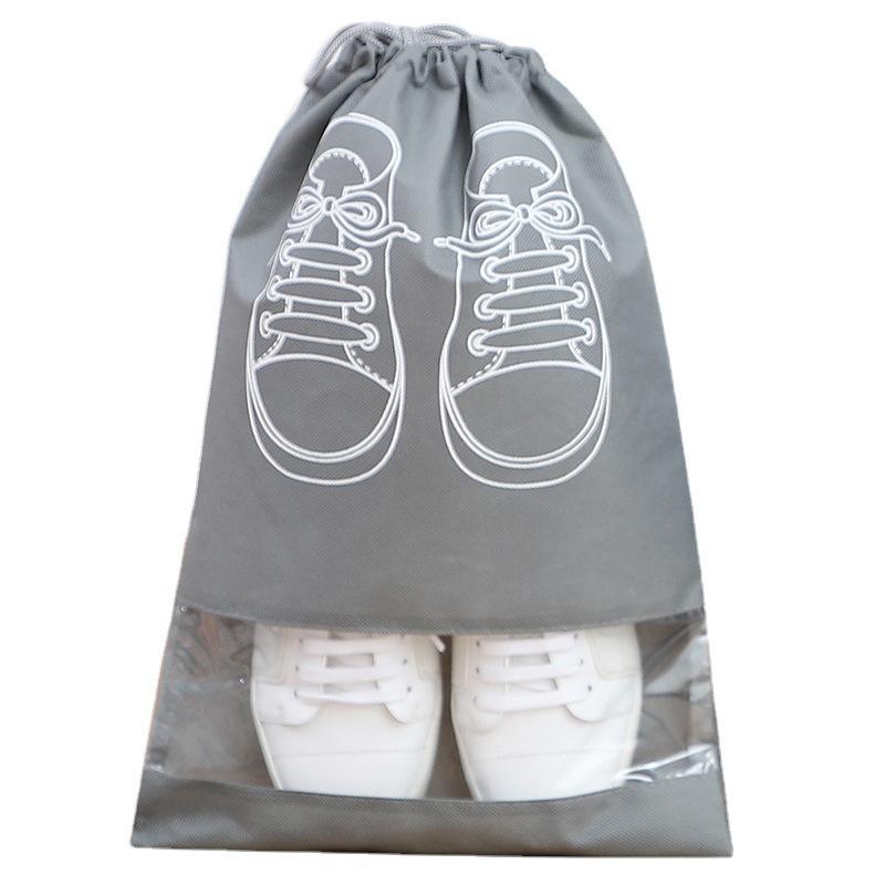 5/10PCS Portable Shoe Storage Bags Non-woven Shoes Cover  Waterproof Travel Bag Tote Drawstring Bag For Shoes Storage Organizer