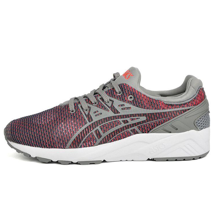 Asics Gel-Kayano Trainer Evo Low Top Running Shoes Unisex Sneaker Red Gray HN6D0-1273
