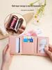 Korean Fashion Embroidered Heart Women's Tri-fold Short Wallet & Coin Purse