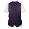 Boys Funny 3D Vest Tie Pattern Printed T Shirt Round Neck Short Sleeve Casual Top