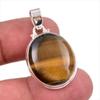 Натуральный драгоценный камень "Тигровый глаз" из стерлингового серебра 925 пробы, подарочная подвеска 1,50 дюйма a0f93