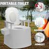 Portable Toilet Seat Old Elder Pregnant Woman Removable Toilet Home Bathroom Potty Commode Outdoor Camping Toilets Stool Barrel
