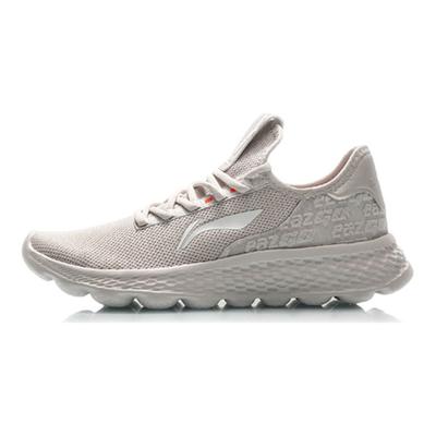 Li Ning Eazgo прочные дышащие низкие спортивные повседневные туфли мужские кроссовки Wind-Bell-Gray AREQ003-1