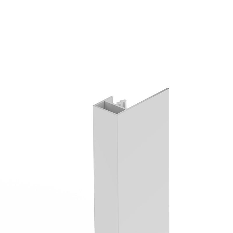 TRENTADUE NACIONAL VERTICAL PROFILE ATENEO 2.45 SP16 MATTE SILVER FINISH. 6 Units