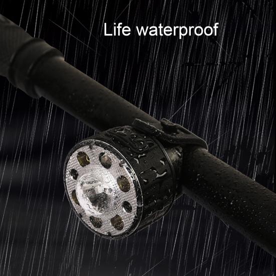 Bicycle Handlebar Light Sense Light High Brightness 5 Modes Adjustment Waterproof Type-C Rechargeable Night Cycling Safety Light