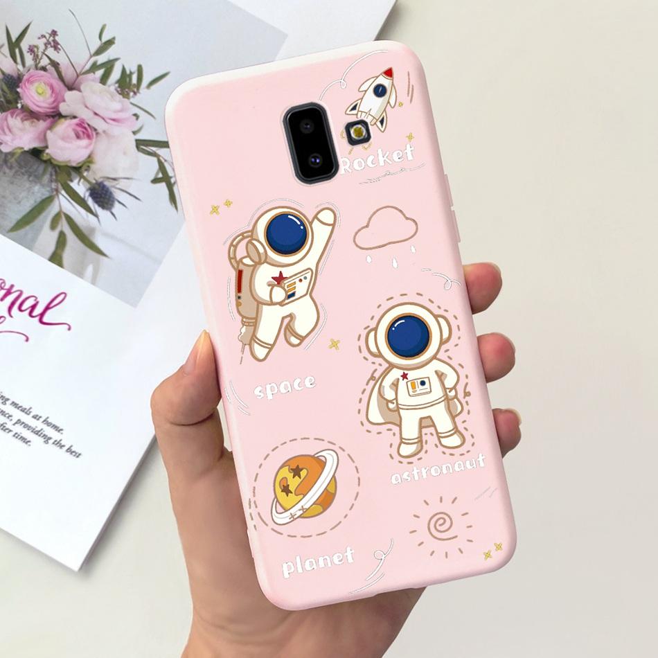 Чехол для Samsung Galaxy J6 Plus 2018 Samsung J6 (2018) J6+ J 6 J6Plus J610F J600G Милый Конфетный Цвет Мягкий Силиконовый Задний Чехол для Телефона