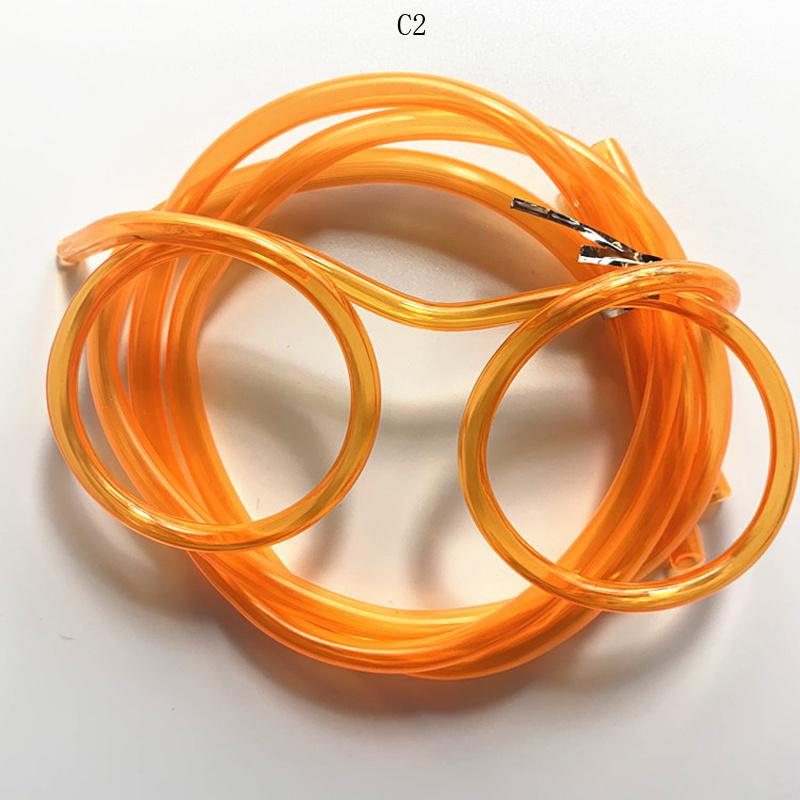 Креативные забавные соломенные стаканы, гибкая трубка для питья, новинка, развлекательные аксессуары для праздника, дня рождения, вечеринки, Хэллоуина, подарков