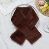 Thicken Winter Warm Shawl Cross Scarf Solid Color Neckerchief Wrap Neck Warmer