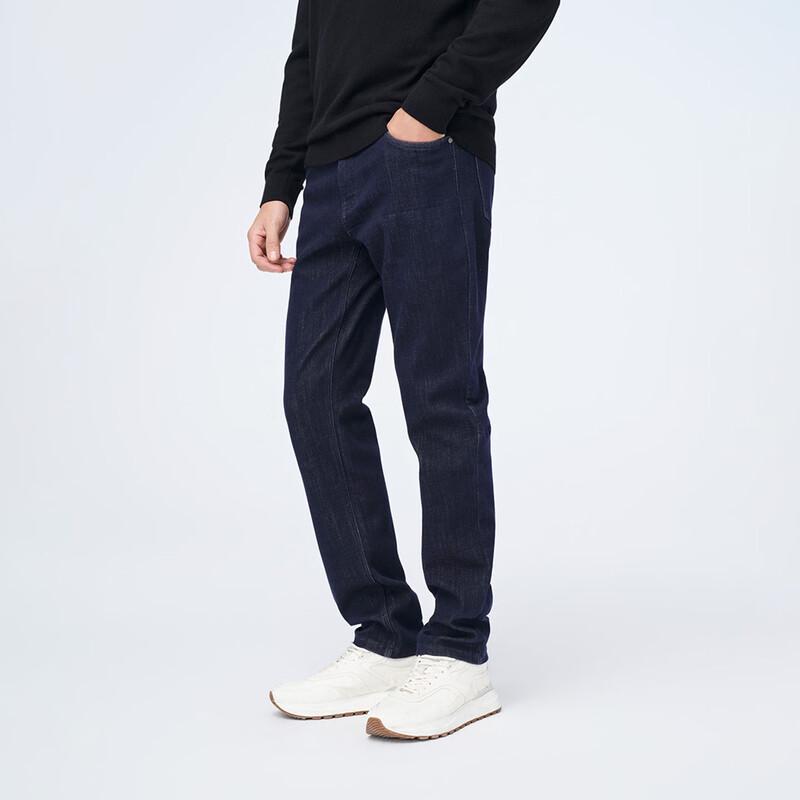 Мужские джинсы прямого кроя GIOVANNI VALENTINO с начесом