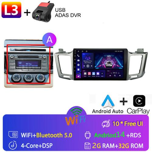 Для Toyota RAV4 Rav 4 XA40 2012 - 2018 Android Car Radio Multimidia Video Player Navigation GPS Carplay Touch Screen Auto Stereo