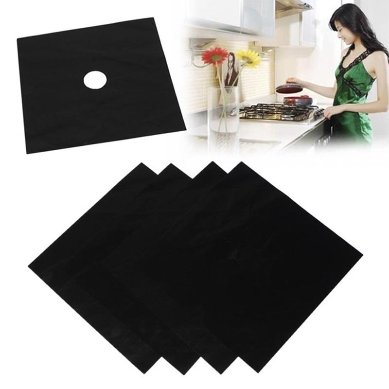 2PCS Tide Clean After Cooks In Kitchen Gas Stove Burner Protector Clean Mat Pad