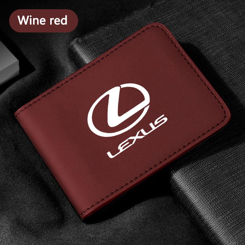 Car Driver License Suede Leather Bag Auto Driving Documents Wallet For Lexus F SPORT ES RX NX LS UX LM LX GX LC RZ IS CT GS RC