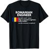 Romanian Engineer Definition Funny Romania Engineering T Shirt Men Humor Streetwear Tee Shirt Short Sleeve Unisex Loose Clothing