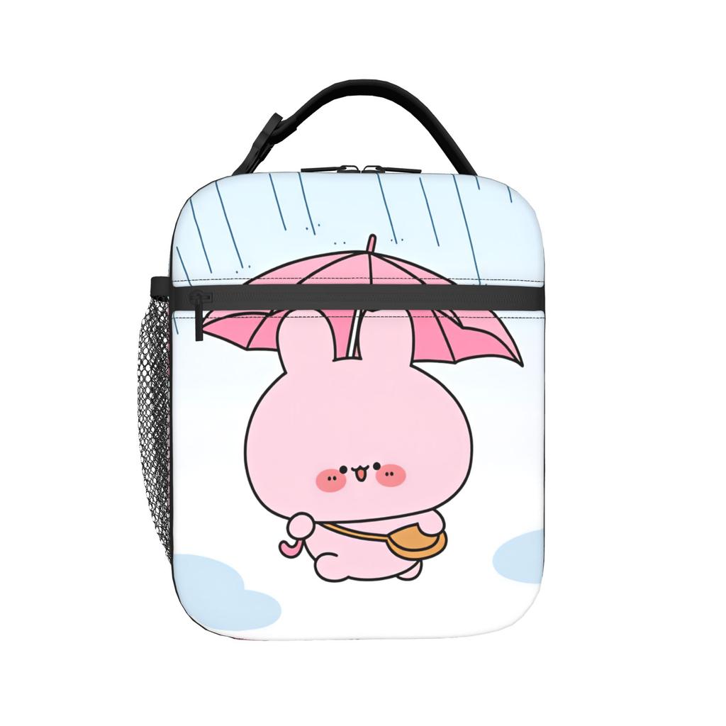 A-Asamimichans Lunch Bag Fun Lunch Box For Girls Office Portable Zipper Cooler Bag Oxford Custom Tote Food Bags