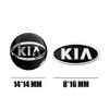 AANB1 Car Remote Key Emblem Sticker Aluminum Keys Decoration Decal For KIA K9 Sportage Niro K5 Carnival EV6 EV9 EV3 K8 Stinger Forte