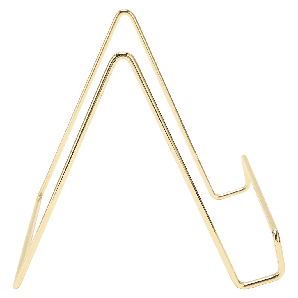 Metal Plate Stands Plating Process Rust Prevention Iron Plate Holder Picture Display Stand for Tablet PCs CD Records