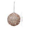 8cm Foam Christmas Ornament Ball With Pearl Finish Handcrafted Tree Decor Holiday Home Festive Display