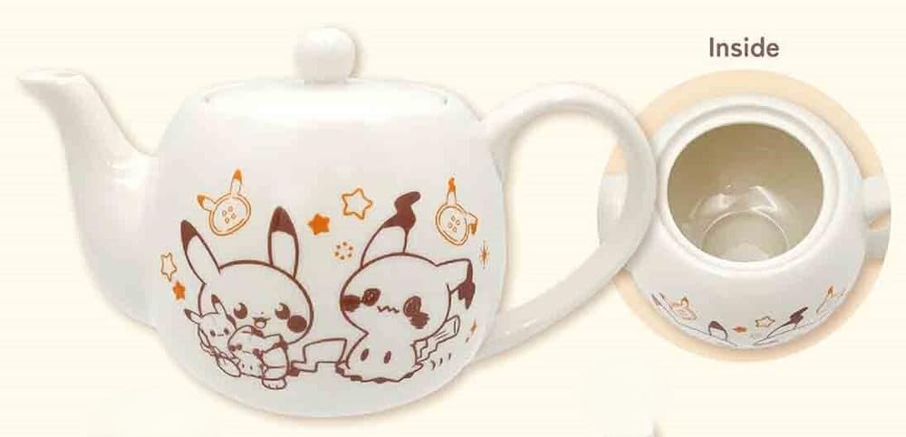 Marimo Craft PokéPeace Серия мягких игрушек Чайник, Пикачу и Мимикью, Прибл.. Ш180 x В115 x Г95мм, PKP-176