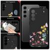 Мягкий ТПУ чехол для Samsung Galaxy S24 S23 S25 FE S25 S22 Ultra A17 A56 A16 A55 A25 A15 A36 A35 A54 5G с рисунком мелких цветов