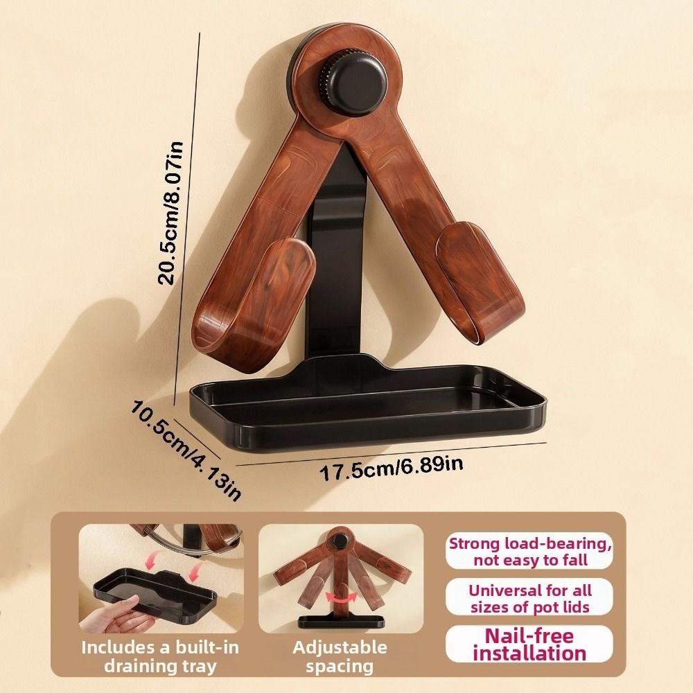 Adjustable Chopping Board Rack Moisture-proof Pot Cover Drain Holder  Kitchen
