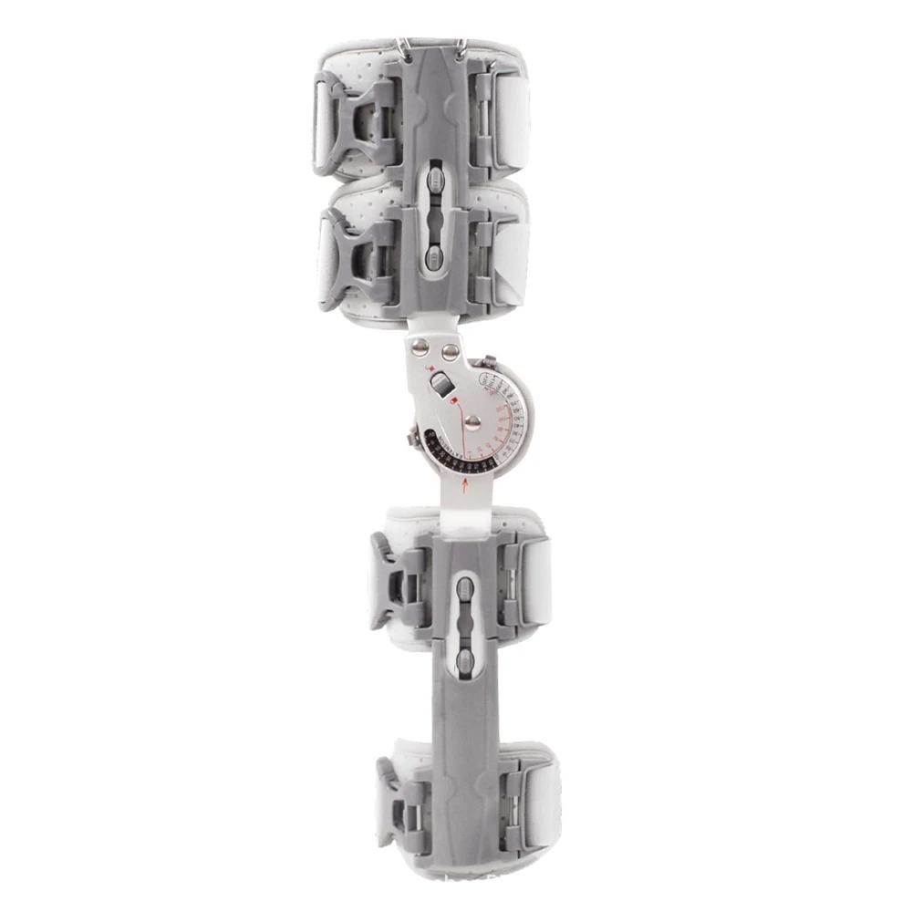 Профессиональный регулируемый шарнирный бандаж для коленной ноги для лечения боли в суставах, операции по разрыву мениска