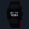 DW-5600UHR-1DR IS Black & Red Square Electronic Waterproof Wristwatch