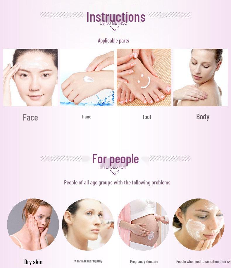 Australia Healthy Care Grape Seed & Lanolin Moisturizing Tone-Up Cream, Non-Greasy, 100g