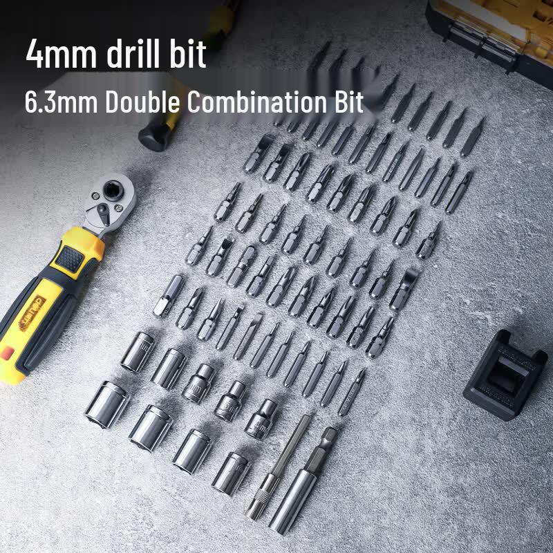 Deli 75-in-1 Precision Electronic Repair Ratchet Screwdriver Set