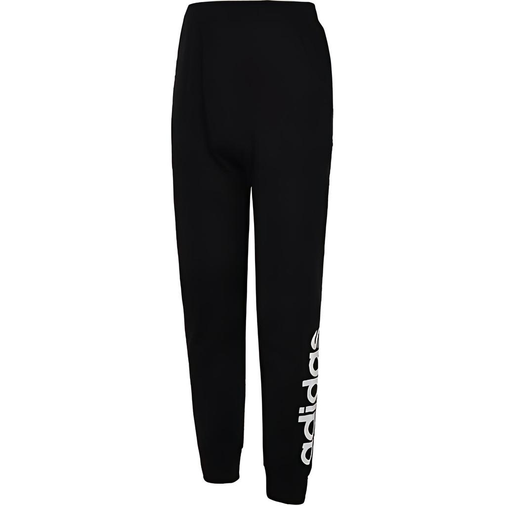 adidas Neo Lifestyle Повседневная Серия Вязаные Универсальные Брюки с Буквами Удобные Повседневные Мужские Брюки Низ Черный CV9326