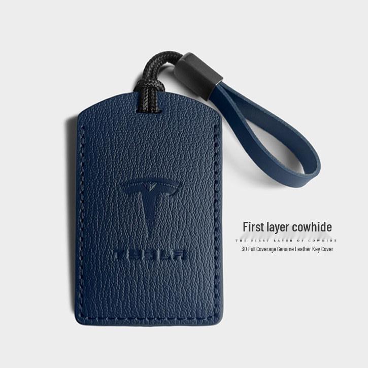 2025 Tesla Model 3/Y Держатель для карт из натуральной кожи Аксессуар для замены ключа