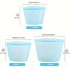 3PCS Silicone Food Storage Bag Reusable Stand Up Zip Leakproof Containers Fresh Bag Food Storage Fresh Wrap Ziplock