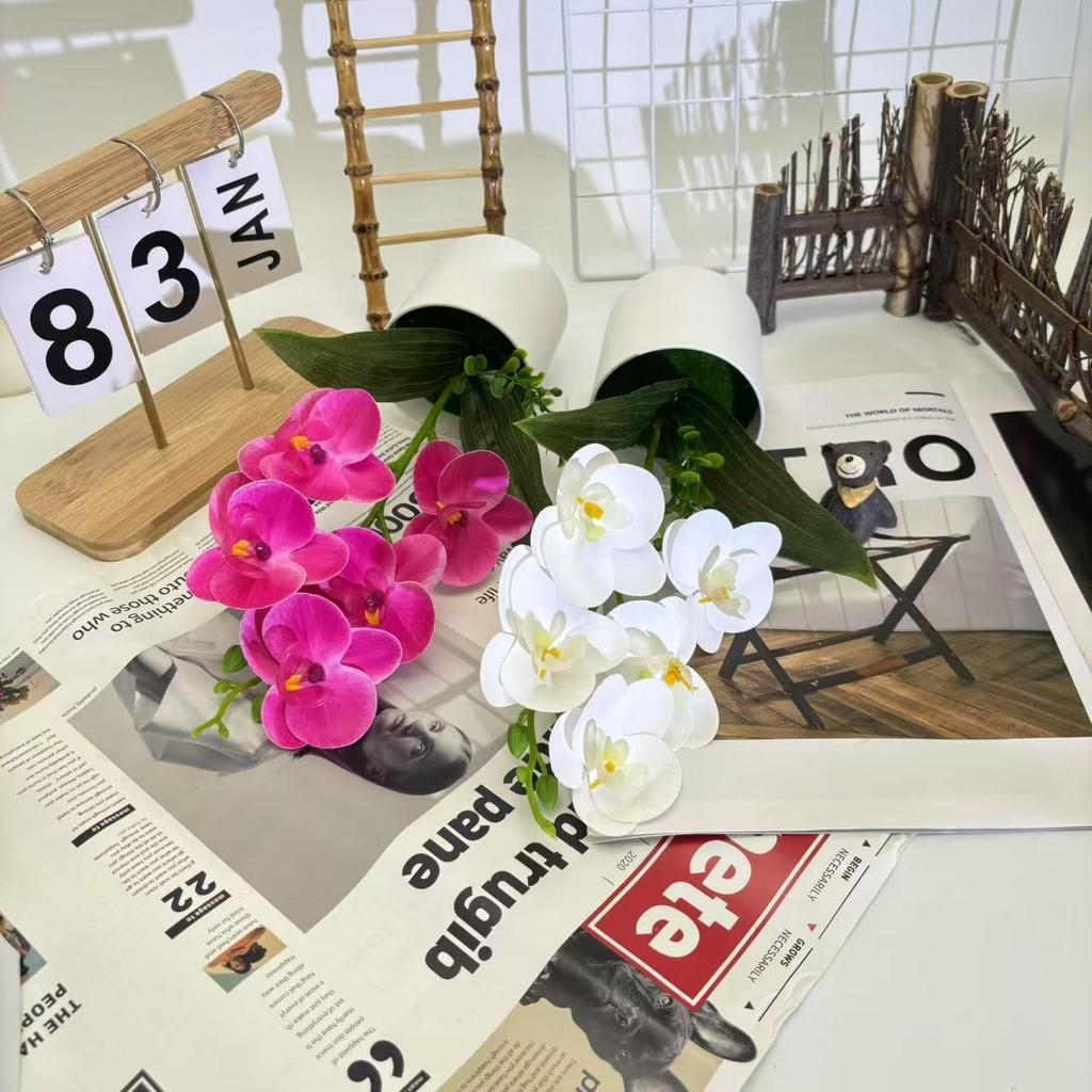 Artificial Orchid Butterfly Flower Bouquet For Home Decor And Event Arrangements