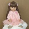 55 см 22 дюйма куклы реборн реалистичные полностью силиконовые детские Bebe виниловые куклы для новорожденных девочек принцесса игрушка для малышей в подарок