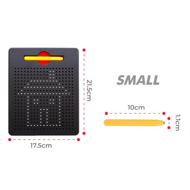 Магнитная доска для рисования с бусинами, стилусом, магнитом, планшетом, детские стираемые игрушки для письма, обучающая игрушка для рисования для детей