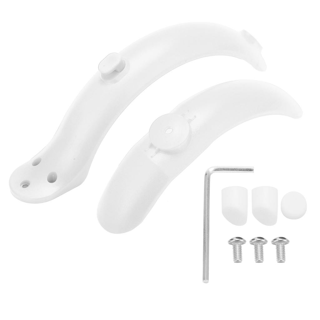 Комплект передних и задних крыльев для электроскутера с инструментами для аксессуаров Xiaomi M365 Белый