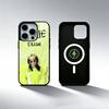 Чехол для телефона Singer B-Billie Eilish для iPhone 17, 16, 15, 14, 13, 12, 11 Plus, Pro Max Магнитный для Magsafe Беспроводной зарядки