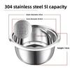 1pc Cooker Inner Pot Large Capacity Rice Cooker  Stainless Steel Round Cake Baking Pot Rice Cooking 3L/2L