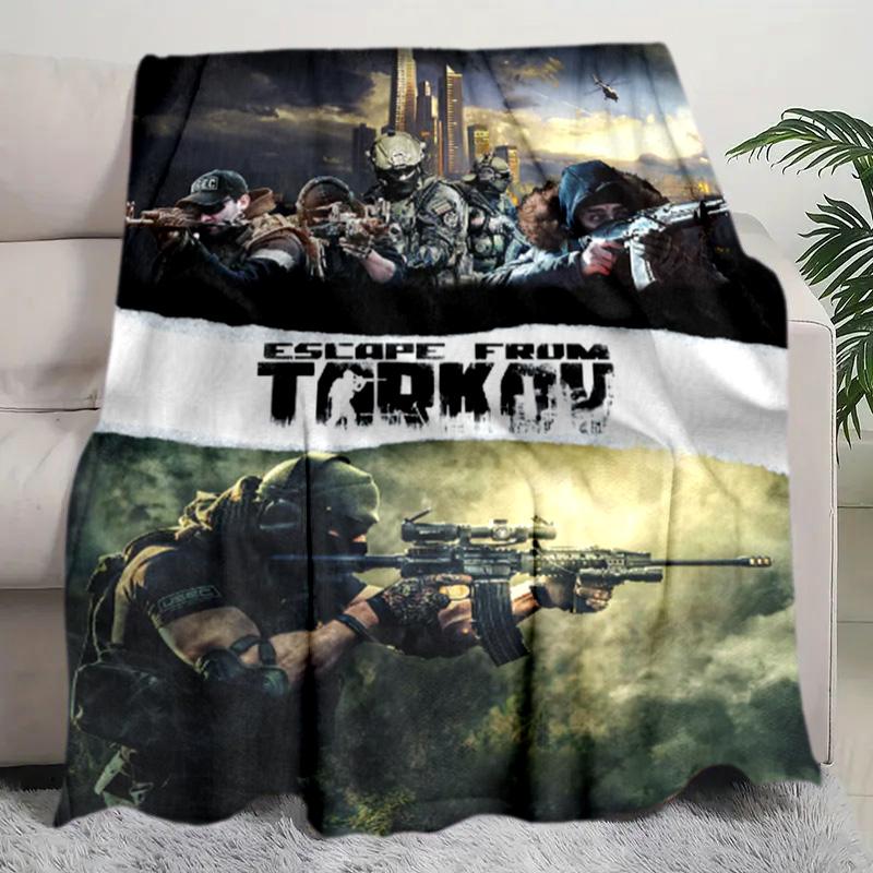 1PC Escape Tarkov Winter Edition Ultimate Tactical Gear All Seasons Soft Comfortable Blanket Suitable Sofa Office Outdoor Travel Home Use