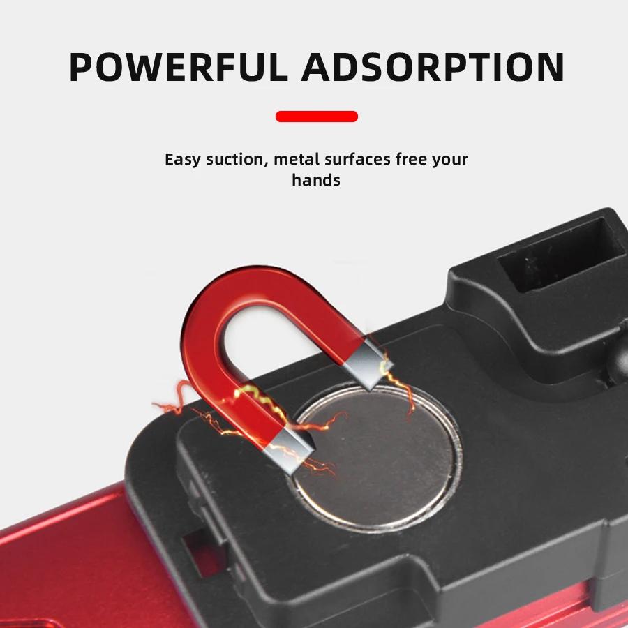 COB Magnetic Work Light USB Rechargeable LED Flashlight New Portable Lantern Camping Torch Car Repair Lamp With Built-in Battery