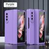 Для Samsung Galaxy Z Fold 3 4 5g шарнирный чехол для Samsung Z Fold 3 шарнирный чехол Z Fold4 со стеклянной пленкой на передний экран, полный бронированный чехол
