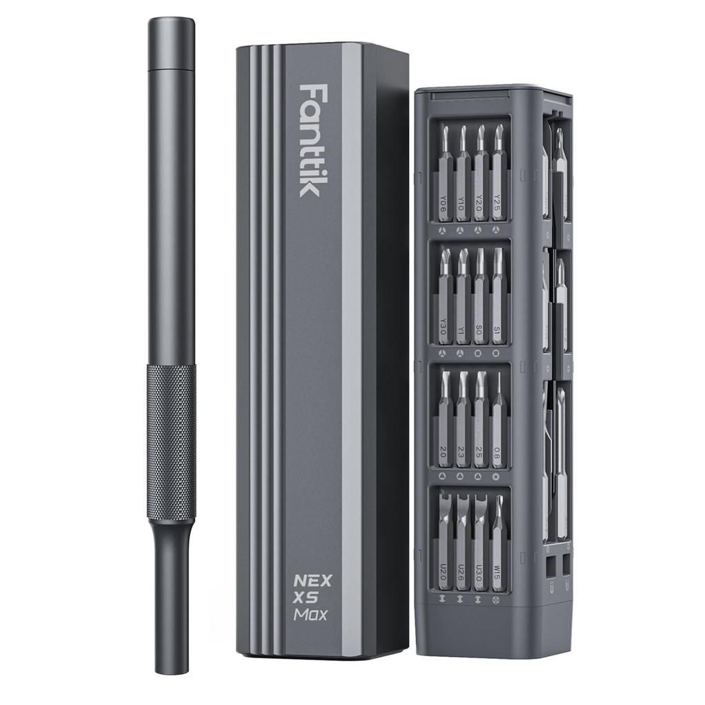 Fanttik X5 Max Precision Screwdriver Special Screwdrivers with Magnetic for Small Disassembly Repair Tools Set, 50-in-1, Pop-Up Case, Torx, Flathead,