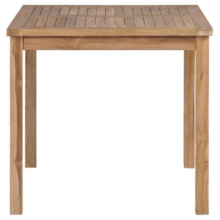 VidaXL Garden Table 80x80x77 Cm Solid Teak Wood 44996