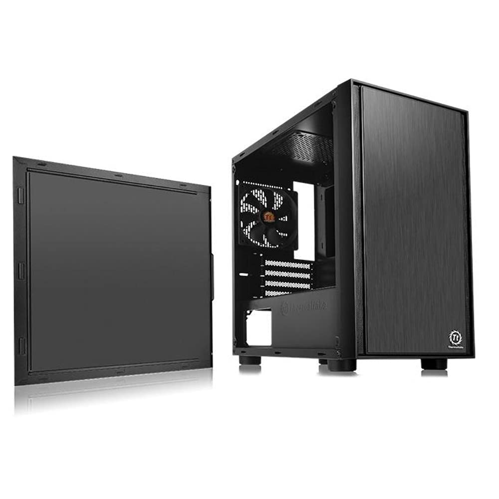 Корпус для ПК Thermaltake алюминиевый черный Versa H17 Mini Tower CS7096 CA-1J1-00S1NN-00